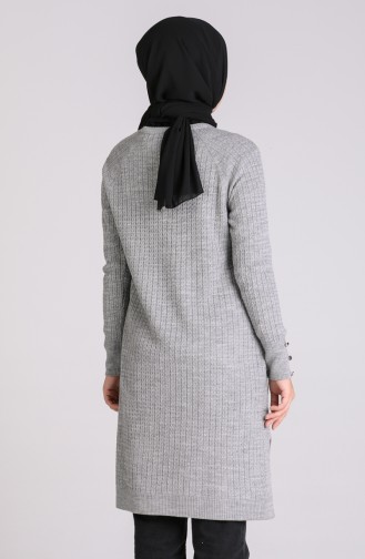 Triko Uzun Tunik 1571-03 Gri