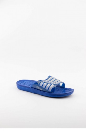 Blau Sommer Haussandalen 2464.MAVI