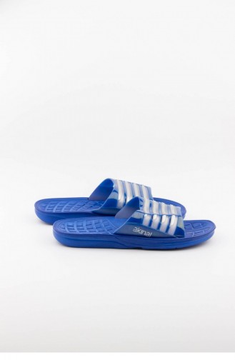 Blue Summer Slippers 2464.MAVI