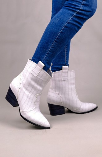 White Boots-booties 4001-04