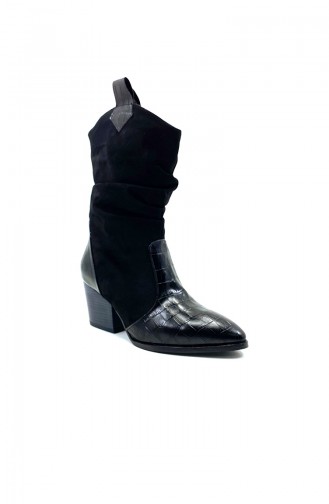 Black Boots-booties 4003-01