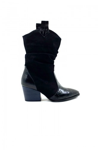 Black Boots-booties 4003-01