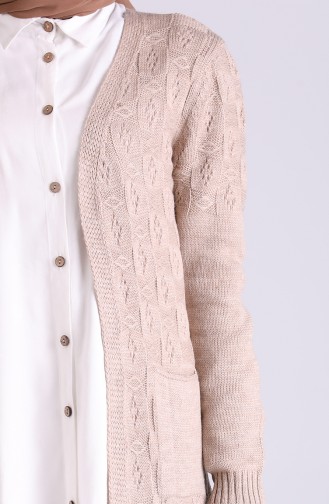 Beige Cardigans 5023-07