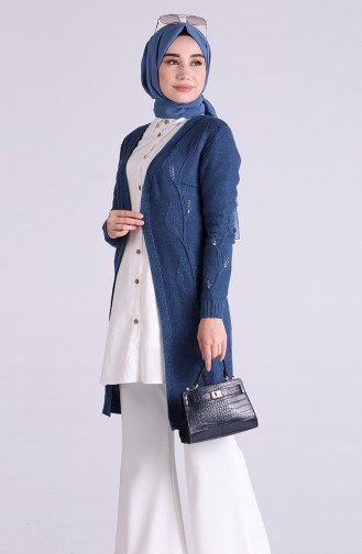 Indigo Strickjacke 5024-02