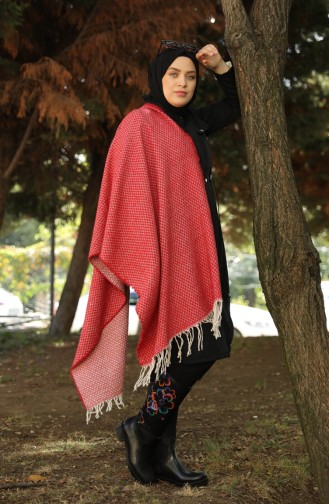 Brick Red Shawl 13204-07