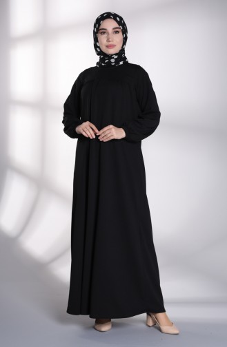 Robe Hijab Noir 8146-02