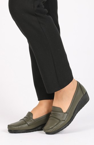 Chaussures de jour Khaki 0030-03