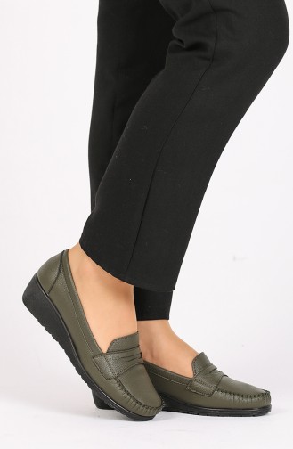 Chaussures de jour Khaki 0030-03