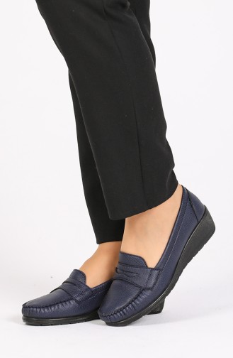 Navy Blue Casual Shoes 0030-06