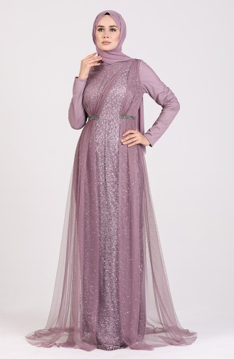 Habillé Hijab Lila 5388-07