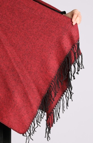 Claret red Poncho 13194-11