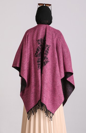 Fuchsia Poncho 13197-05