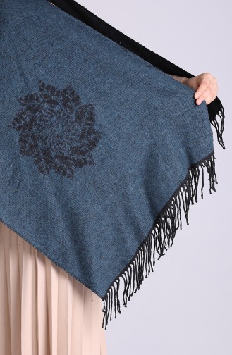 Oil Blue Poncho 13197-07