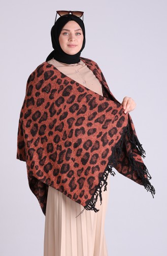 Tobacco Brown Poncho 13199-05