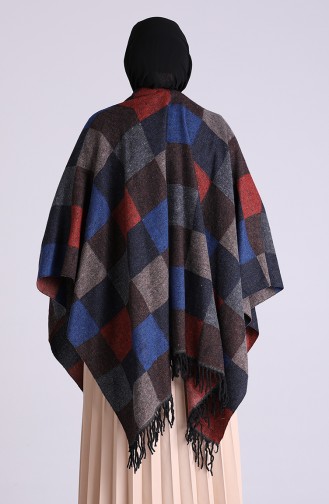 Saxon blue Poncho 13202-01