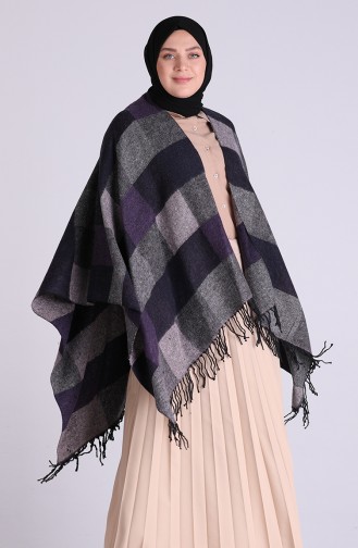 Plum Poncho 13202-02