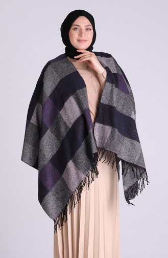 Damson Poncho 13202-02