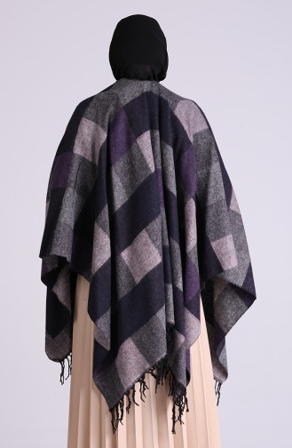 Plum Poncho 13202-02