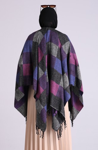 Fuchsia Poncho 13202-03