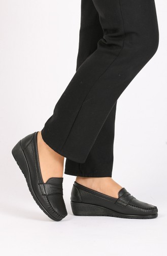 Schwarz Tägliche Schuhe 0030-02
