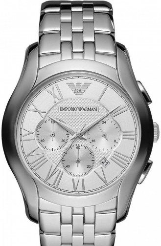 Silver Gray Wrist Watch 1702