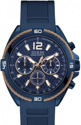 Navy Blue Wrist Watch 1168G4