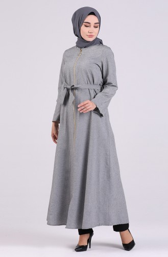 Gray Abaya 1427-03