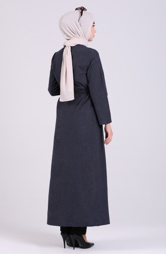 Navy Blue Abaya 1427-06