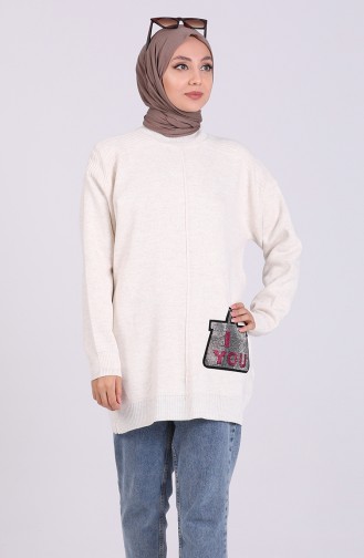 Cream Sweater 2259-07