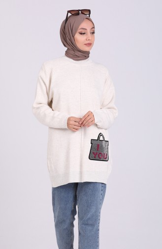 Cream Sweater 2259-07