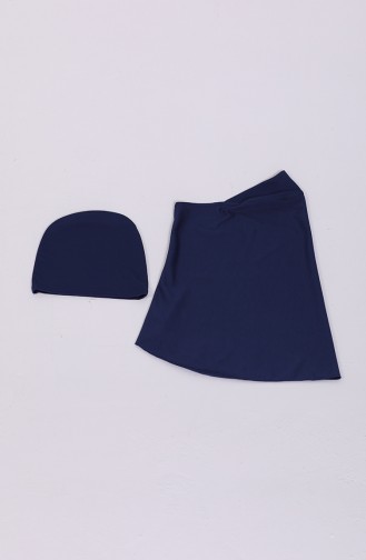 Navy Blue Modest Swimwear 1010-03