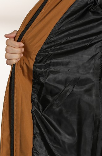 Bondite Fabric Hooded Coat 8101-06 Mustard 8101-06