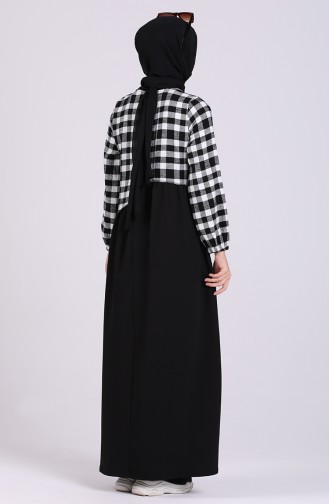 Weiß Hijab Kleider 8121-01