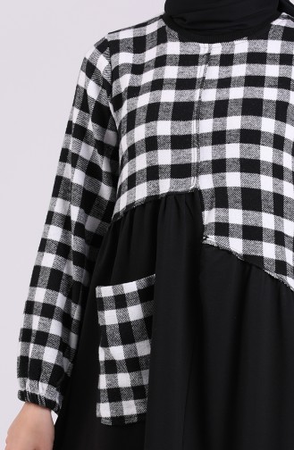 Weiß Hijab Kleider 8121-01