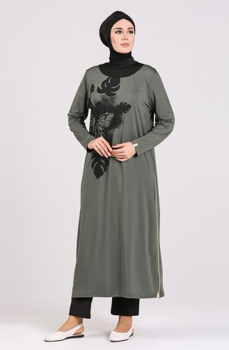 Khaki Hijab Badeanzug 2021-01