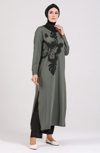 Khaki Hijab Badeanzug 2021-01