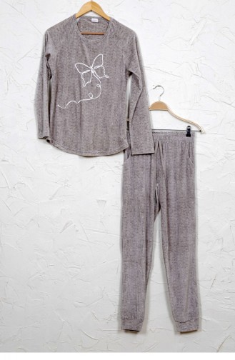 Braun Pyjama 50740000.KAHVERENGI