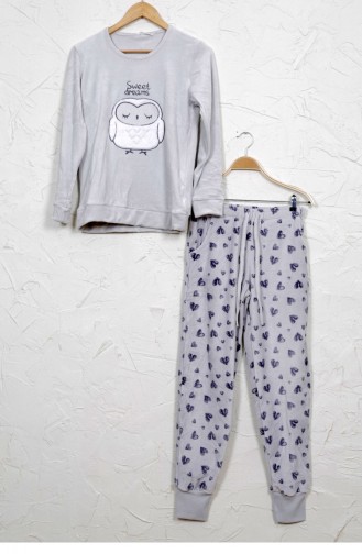 Vienetta Elastan Kadife Pijama Takım 8060614010 Tas