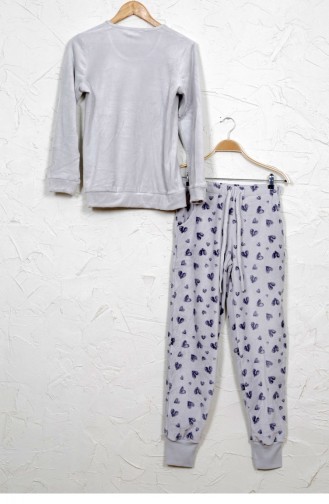 Vienetta Elastan Kadife Pijama Takım 8060614010 Tas