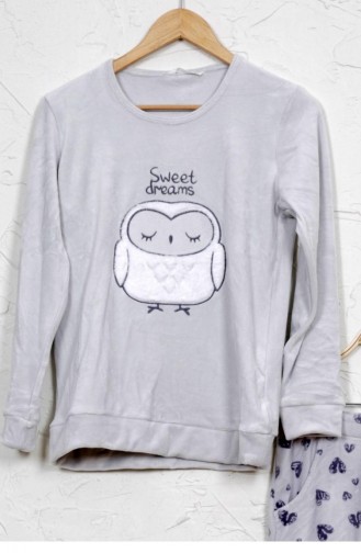Vienetta Elastan Kadife Pijama Takım 8060614010 Tas