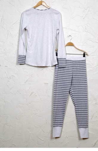 Grau Pyjama 9040690000.GRIMELANJ