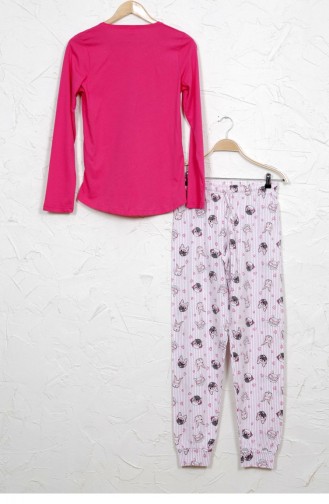 Vienetta Pamuk Pijama Takım 9032810415 Fusya