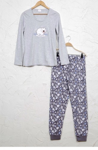 Pyjama Gris 8022198686.GRIMELANJ