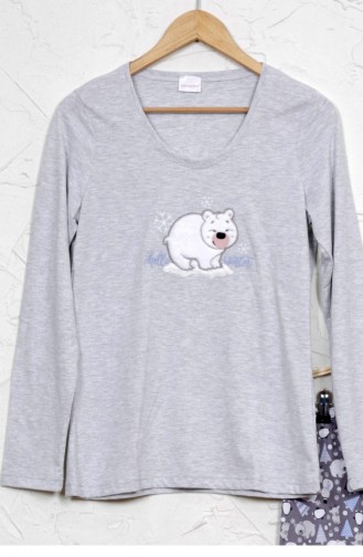 Pyjama Gris 8022198686.GRIMELANJ