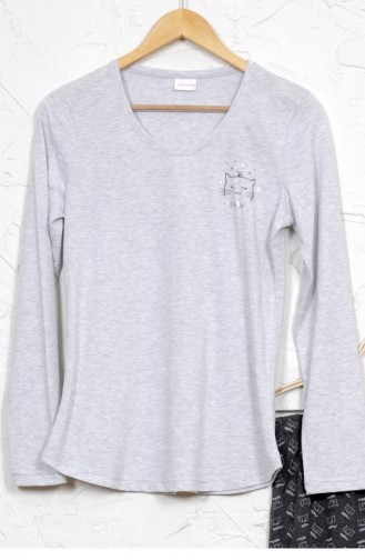 Gray Pajamas 9032191621.GRIMELANJ