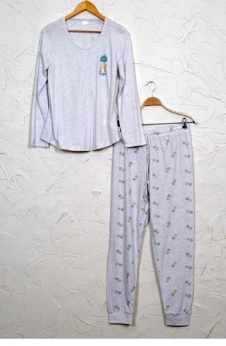 Gray Pajamas 9032822189.GRIMELANJ