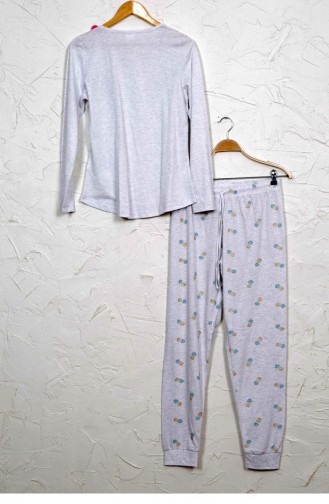 Gray Pajamas 9032822189.GRIMELANJ