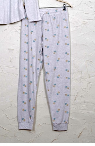 Gray Pajamas 9032822189.GRIMELANJ