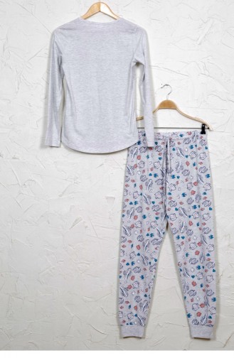 Grau Pyjama 9040774636.GRIMELANJ