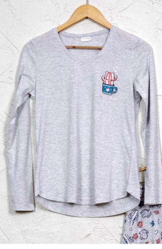 Gray Pajamas 9040774636.GRIMELANJ